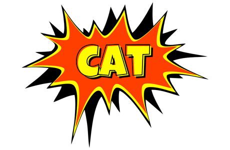 Cat bazinga logo