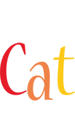 Cat birthday logo