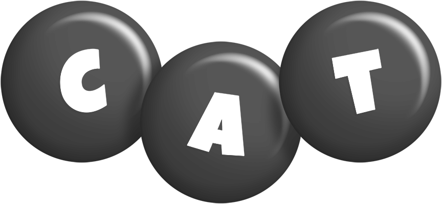 Cat candy-black logo