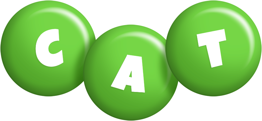 Cat candy-green logo