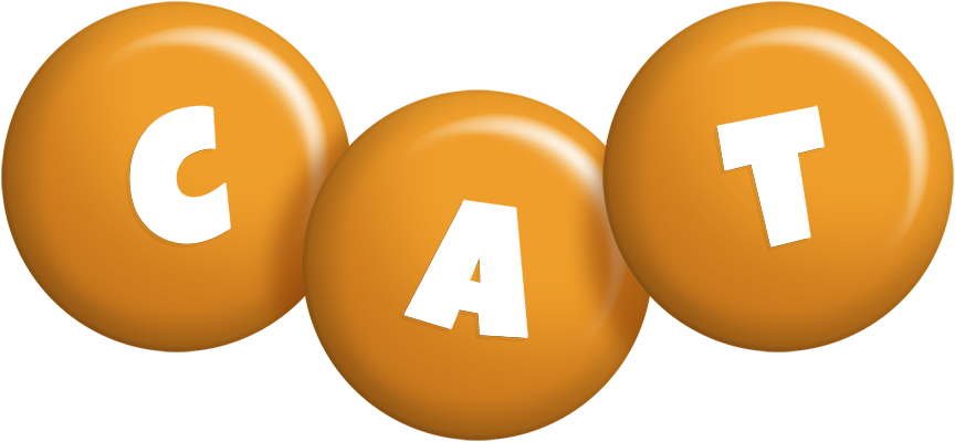 Cat candy-orange logo