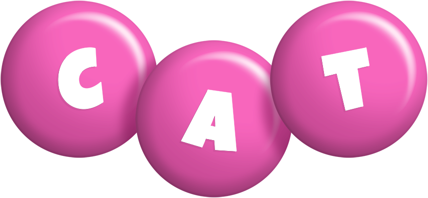 Cat candy-pink logo