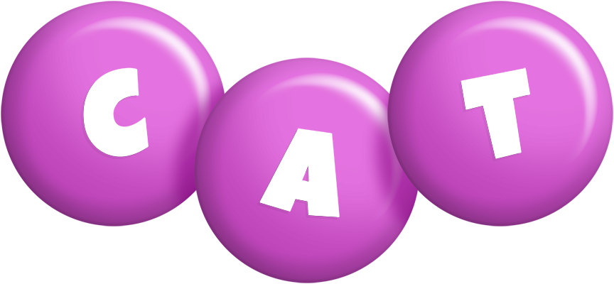 Cat candy-purple logo