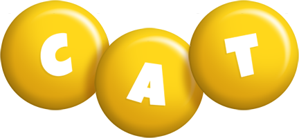 Cat candy-yellow logo