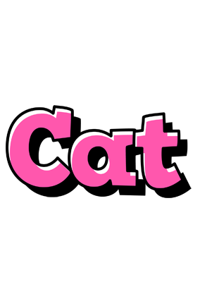 Cat girlish logo