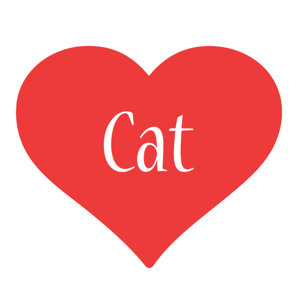 Cat love logo