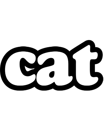 Cat panda logo