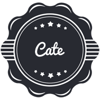 Cate badge logo