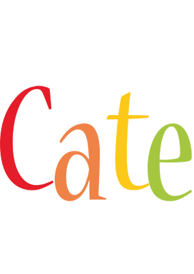 Cate birthday logo