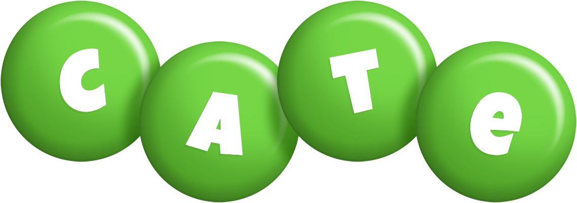 Cate candy-green logo