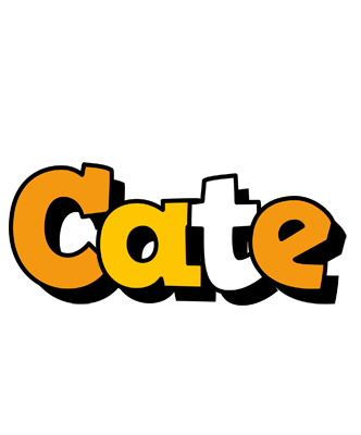 Cate cartoon logo