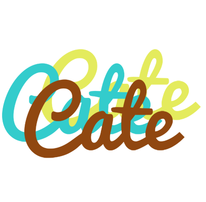 Cate cupcake logo