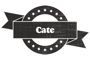 Cate grunge logo