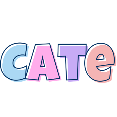 Cate pastel logo