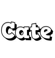 Cate snowing logo