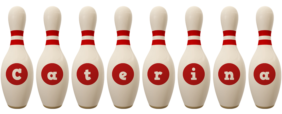 Caterina bowling-pin logo