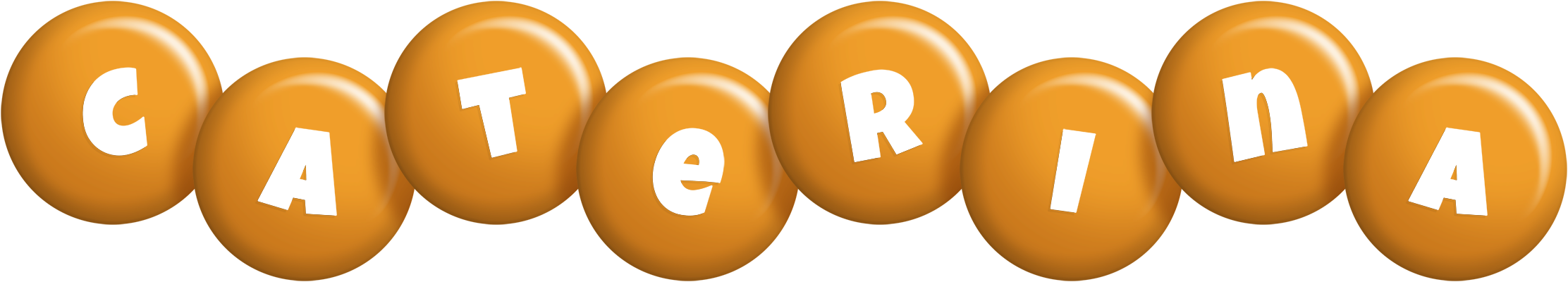 Caterina candy-orange logo