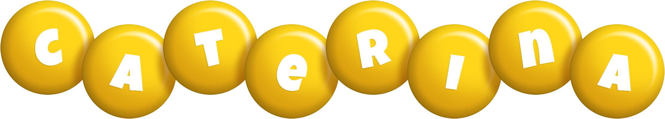 Caterina candy-yellow logo