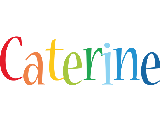 Caterine birthday logo