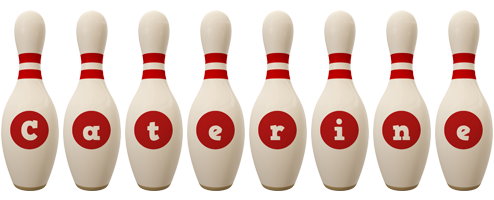 Caterine bowling-pin logo