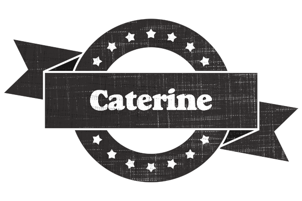 Caterine grunge logo