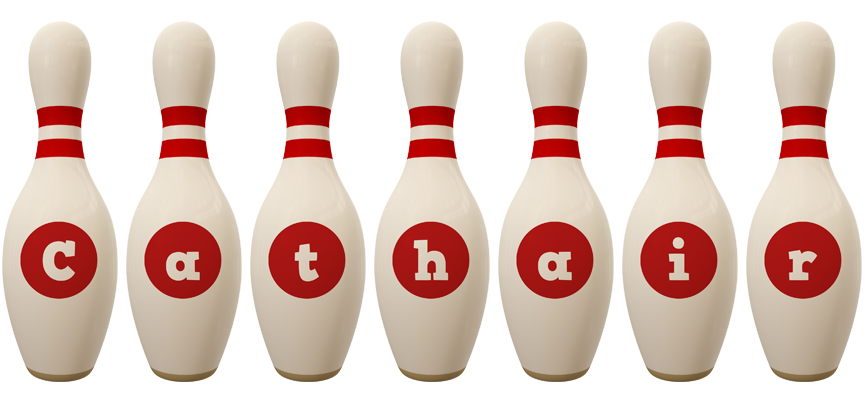 Cathair bowling-pin logo