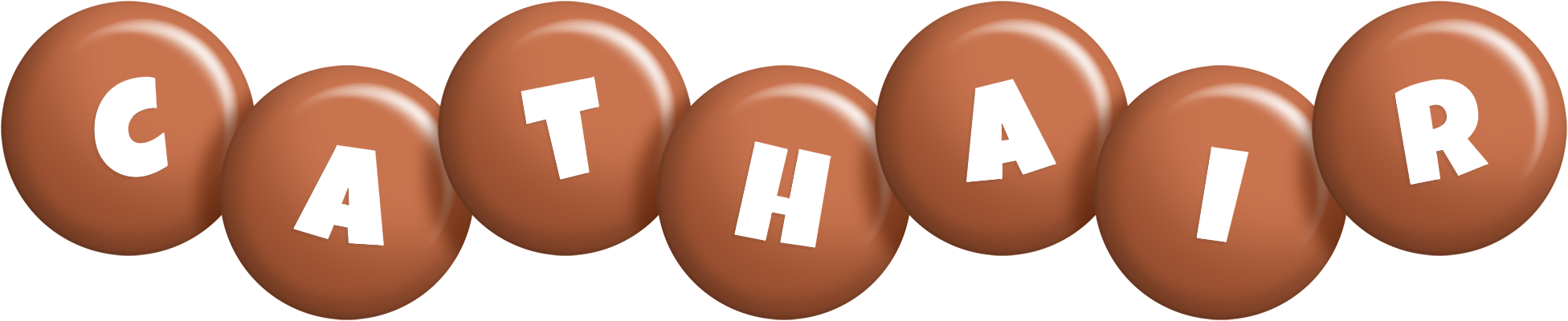 Cathair candy-brown logo
