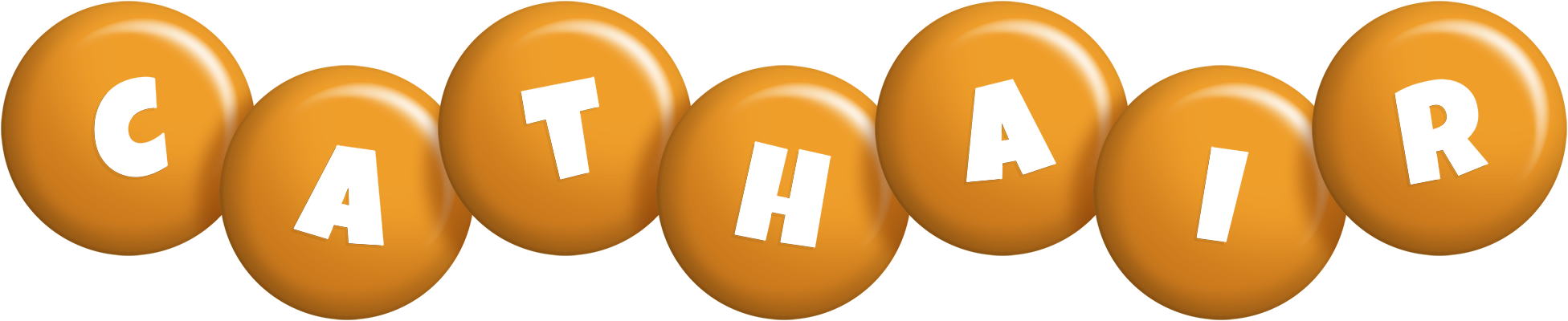 Cathair candy-orange logo