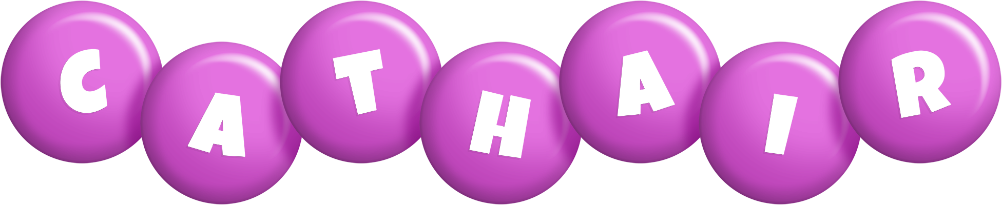 Cathair candy-purple logo