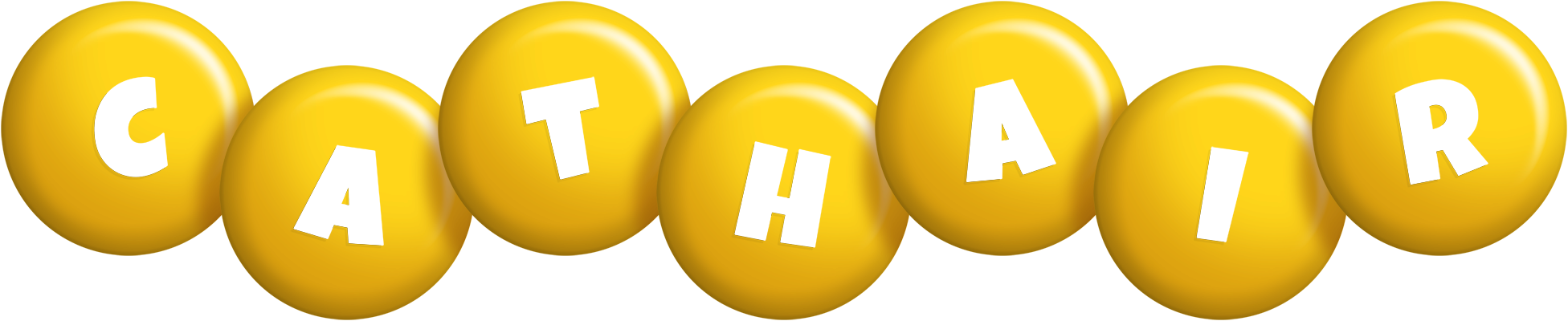 Cathair candy-yellow logo
