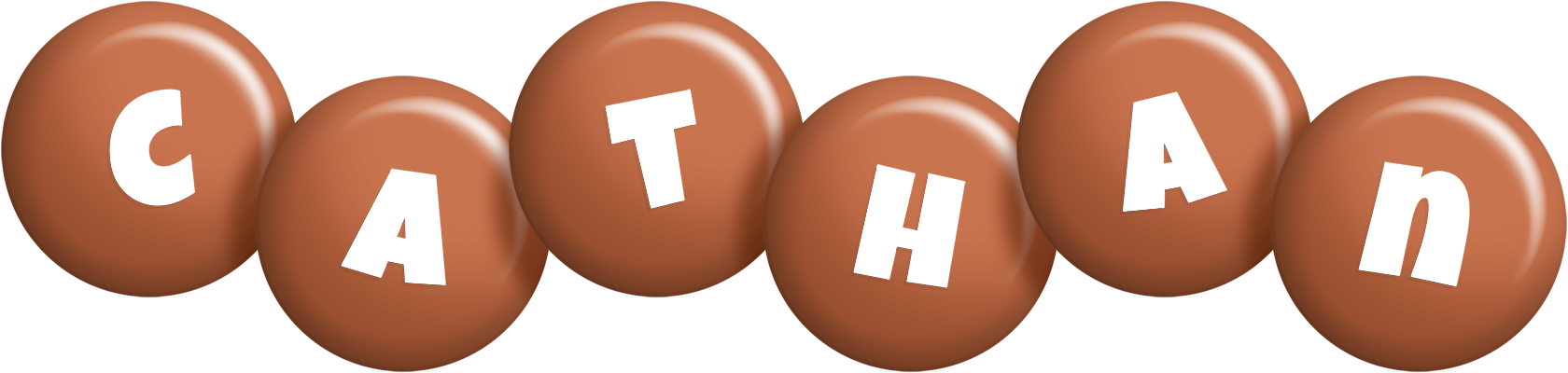 Cathan candy-brown logo