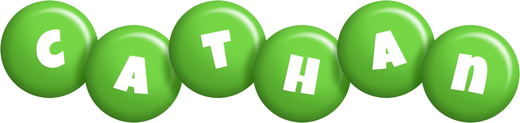 Cathan candy-green logo