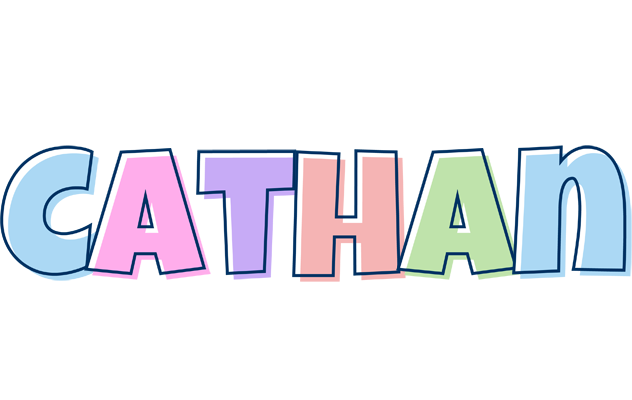 Cathan pastel logo