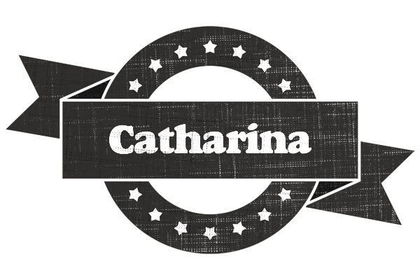 Catharina grunge logo