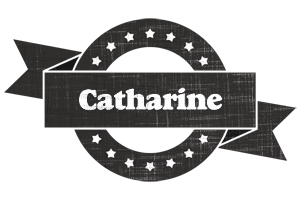 Catharine grunge logo