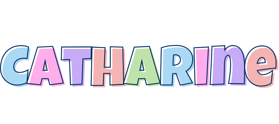 Catharine pastel logo
