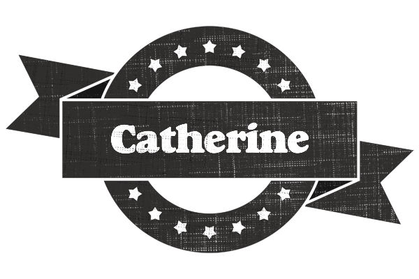 Catherine grunge logo