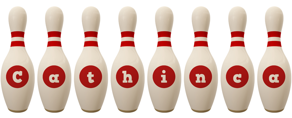Cathinca bowling-pin logo