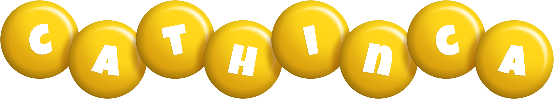 Cathinca candy-yellow logo