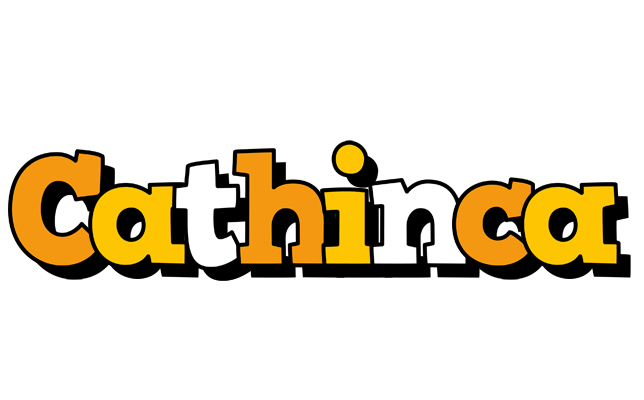Cathinca cartoon logo