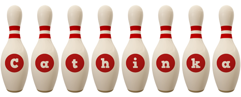 Cathinka bowling-pin logo