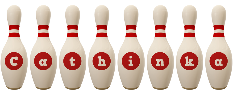 Cathinka bowling-pin logo