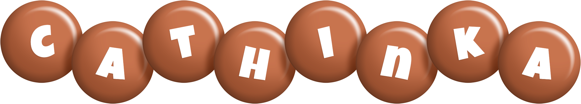 Cathinka candy-brown logo