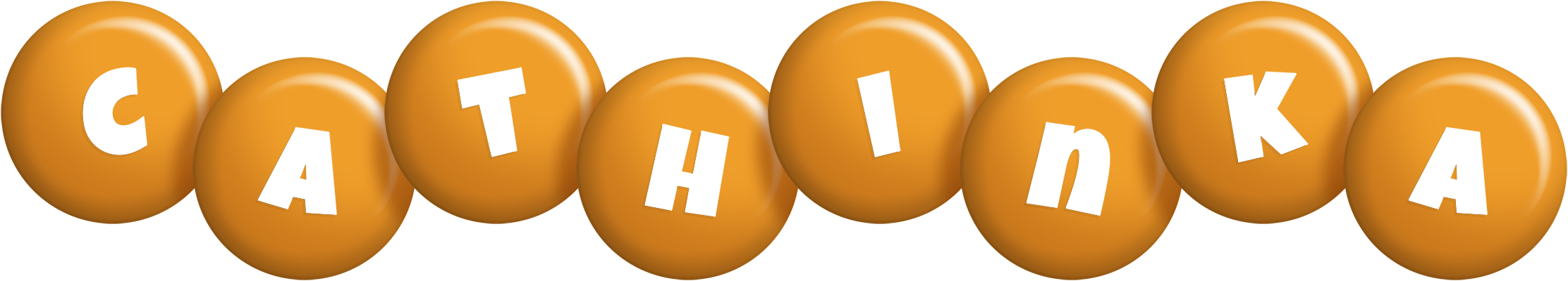 Cathinka candy-orange logo