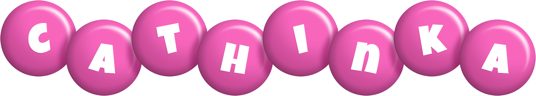 Cathinka candy-pink logo