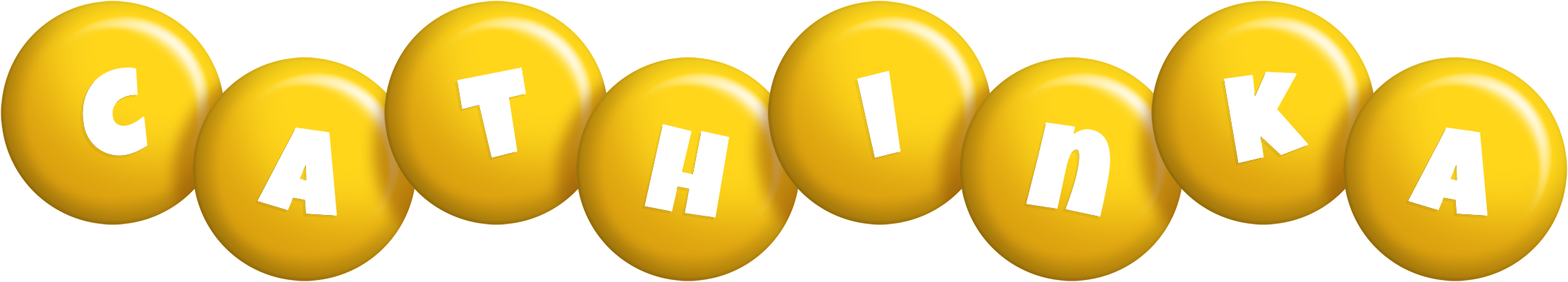 Cathinka candy-yellow logo