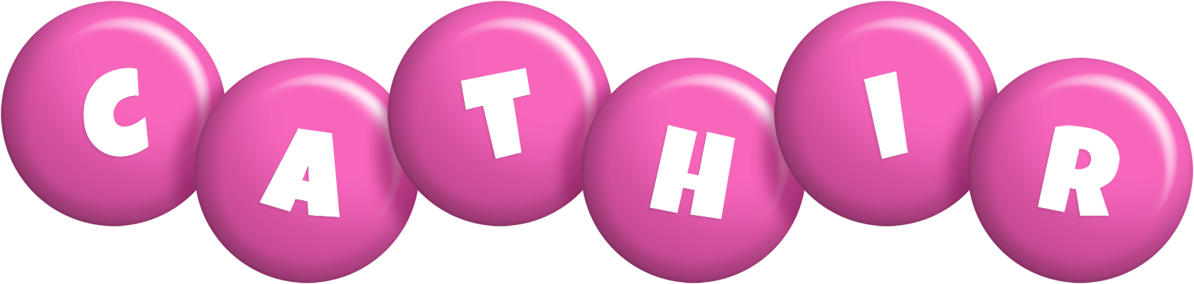 Cathir candy-pink logo