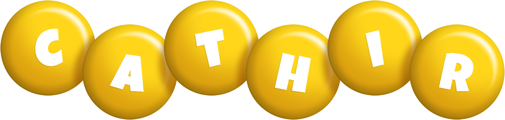 Cathir candy-yellow logo