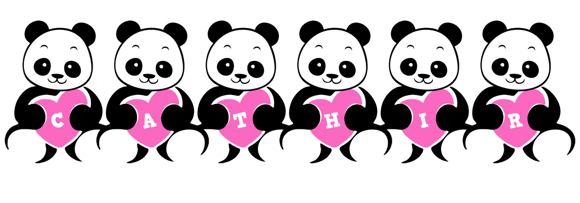 Cathir love-panda logo