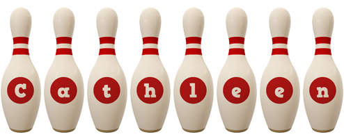 Cathleen bowling-pin logo